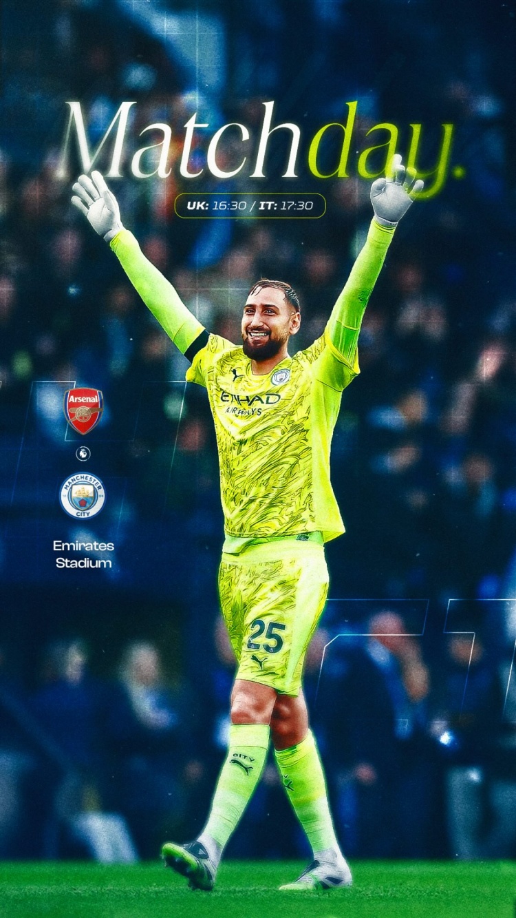 多納魯馬曬對陣阿森納個(gè)人海報，加盟曼城以來(lái)出戰2場(chǎng)皆零封