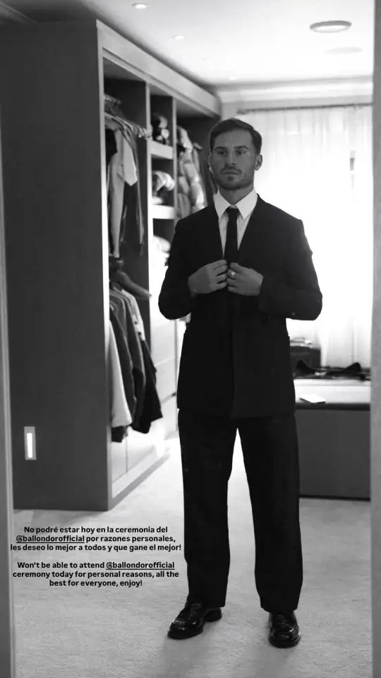 英媒：麥卡利斯特未能參加金球頒獎典禮可能是去陪產(chǎn)