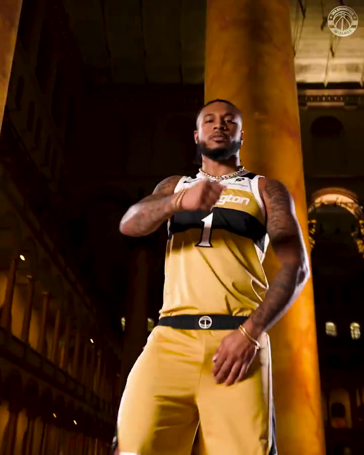 經(jīng)典大金款式回歸！奇才官方公布球隊的新賽季城市版球衣