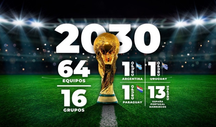 奧萊報：若2030年世界杯擴軍64隊，阿根廷將有望承辦一整個(gè)小組賽