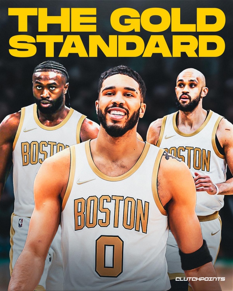 綠軍新賽季將推出金色標準評配色球衣！這個(gè)色彩搭配如何？