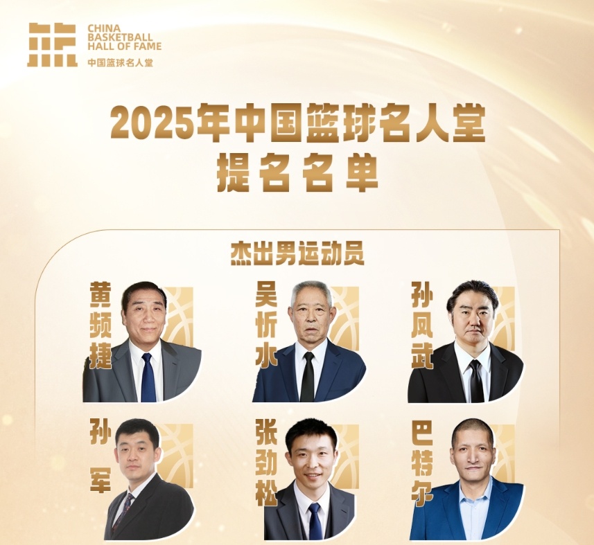 傳奇自傳承！上直播吧 舉薦中國籃球名人堂成員——男運動(dòng)員篇