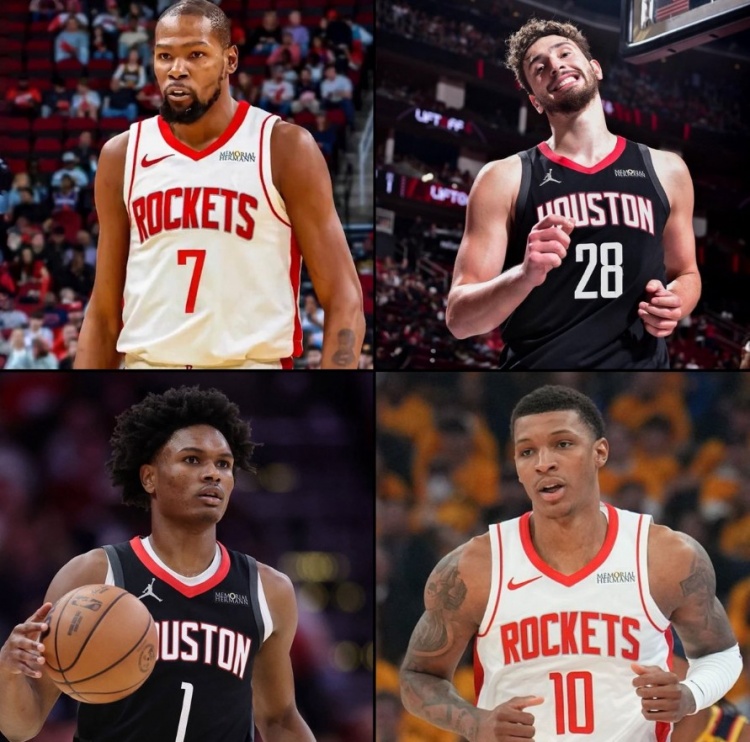 火箭四人殺進(jìn)ESPN百大排名：杜蘭特9 申京25 阿門(mén)37 小賈巴里74