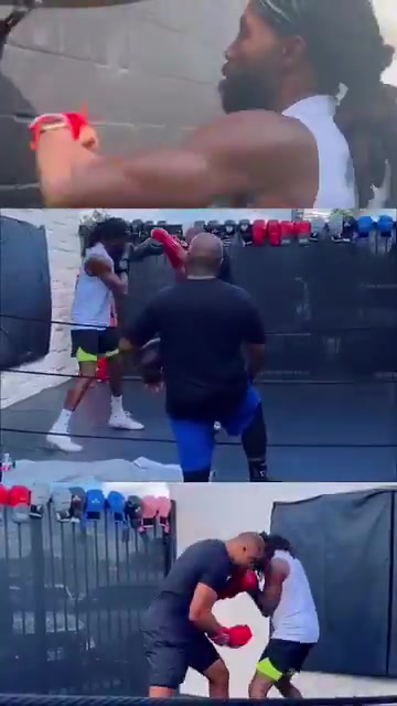 這回范喬丹沒(méi)法陪你了！火箭主帥烏度卡進(jìn)行拳擊訓練