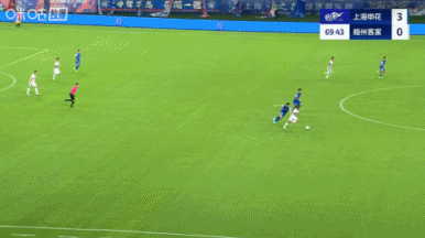 梅州反擊變申花反擊！吳曦單刀兜射死角完成雙響，申花4-0梅州！