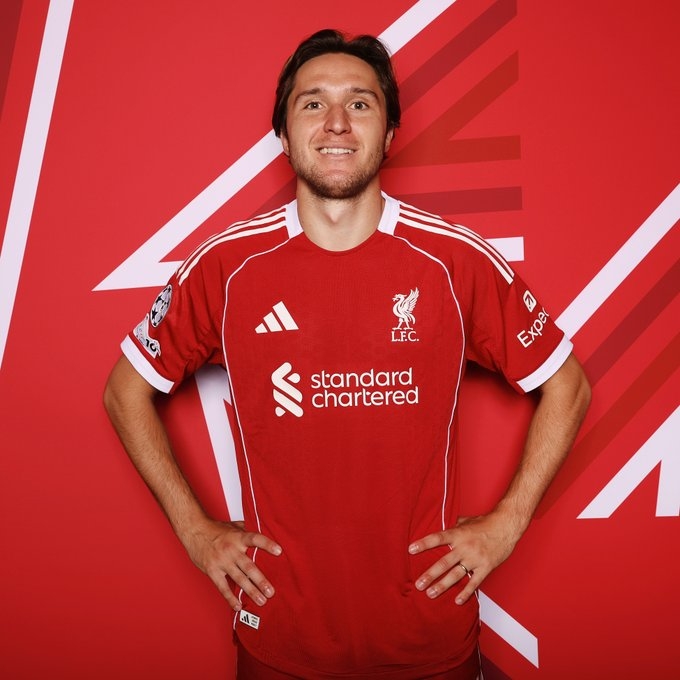 頂替重傷萊奧尼！利物浦官方：補報小基耶薩進(jìn)入歐冠名單