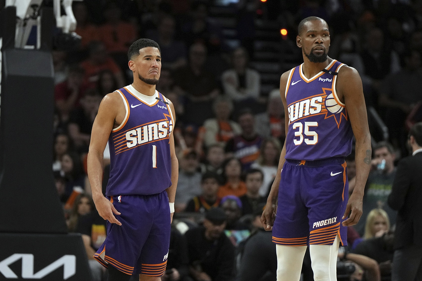 名嘴：杜蘭特走后布克再次成為太陽(yáng)的門(mén)面 他還有2、3年巔峰期