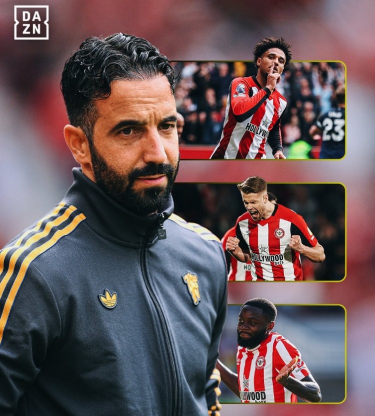 此行兇險！曼聯(lián)近3次客戰布倫特福德均未取勝，包含0-4大敗