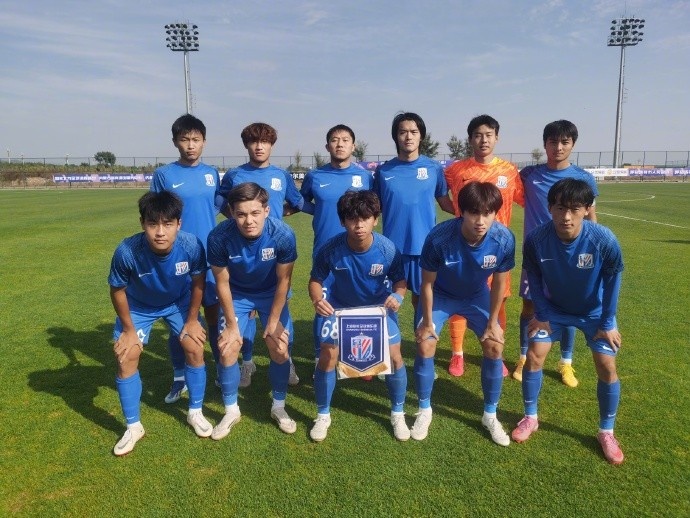 青少年精英聯(lián)賽（U21組）晉級賽第6輪，上海申花6-1戰勝昆明城星