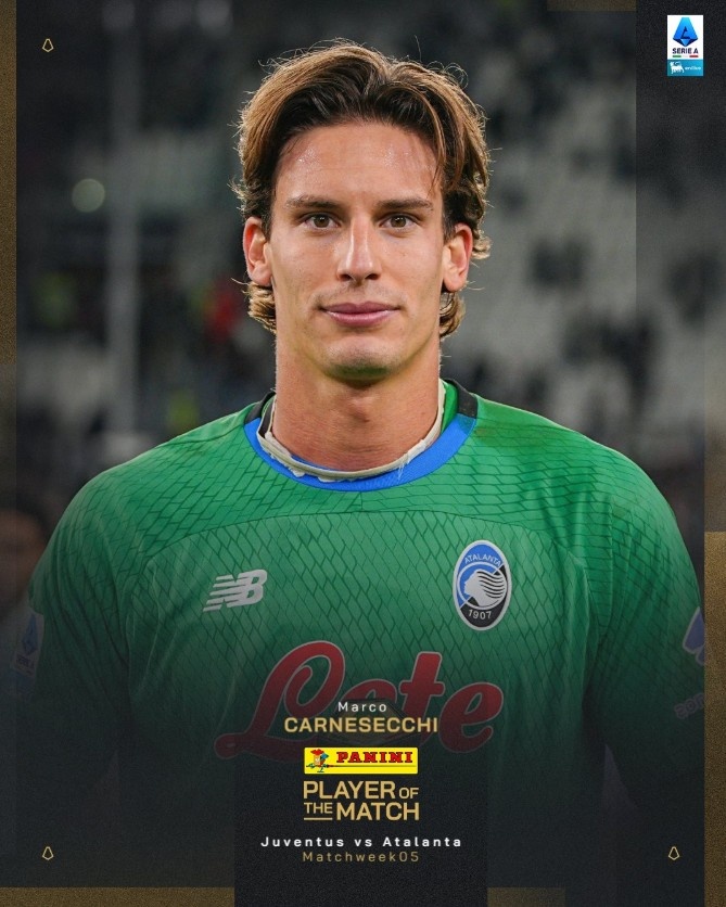 貢獻多達9次撲救，亞特蘭大門(mén)將卡內塞基當選戰平尤文全場(chǎng)最佳