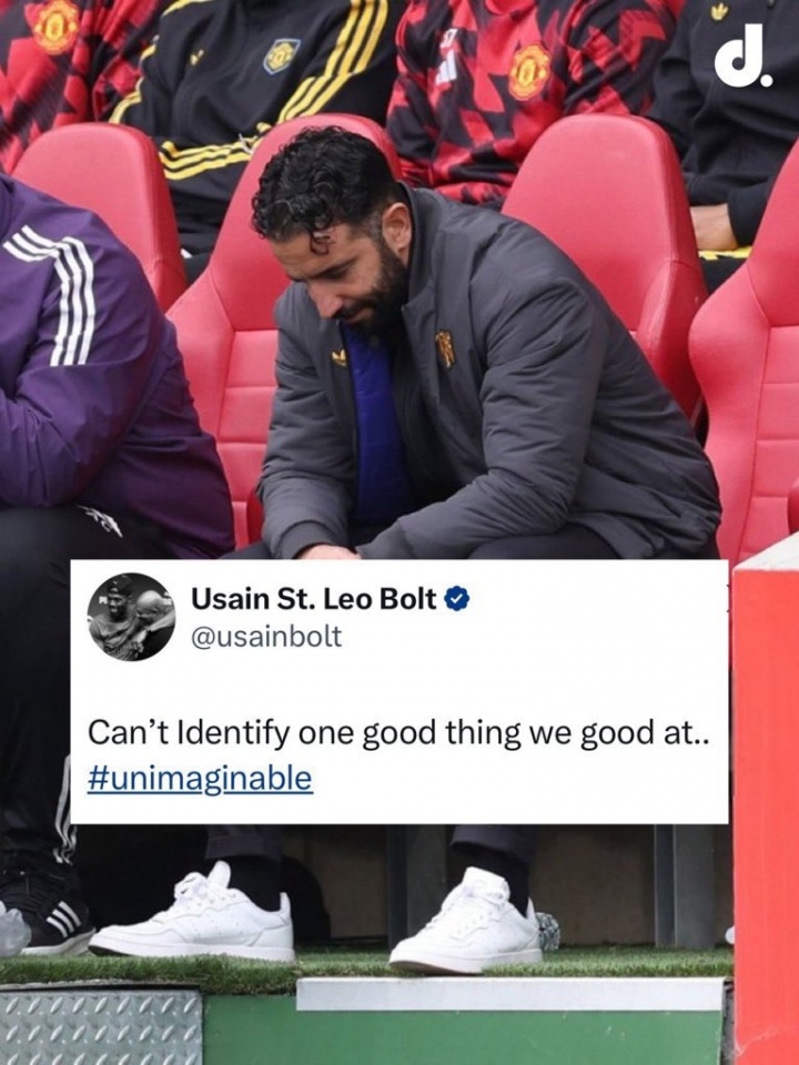 知名魔迷麻了??曼聯(lián)1-3輸球，博爾特：實(shí)在說(shuō)不出我們擅長(cháng)什么