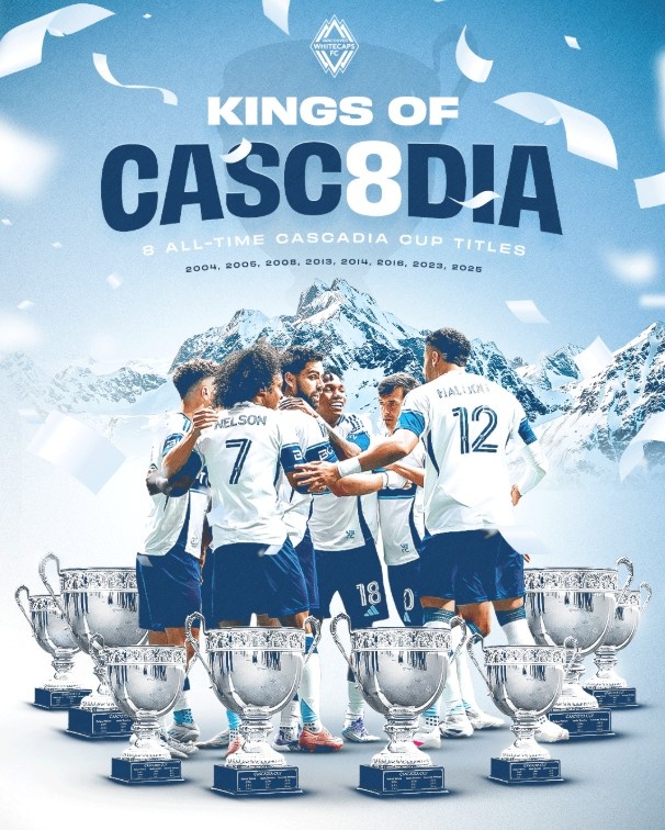 生涯再獲一冠，穆勒隨溫哥華白浪獲得卡斯卡迪亞杯