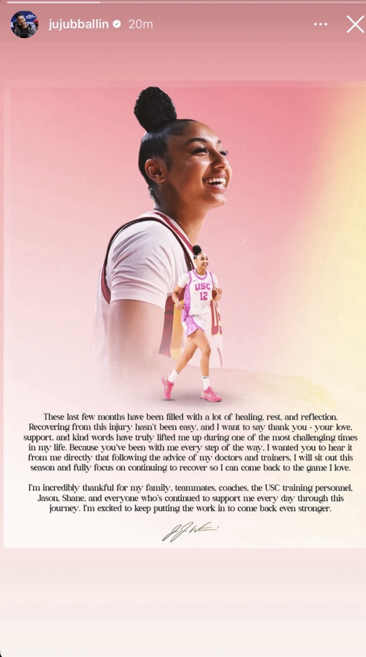 3月前交叉韌帶撕裂！27年WNBA狀元大熱朱朱-沃特金斯自宣賽季報銷(xiāo)