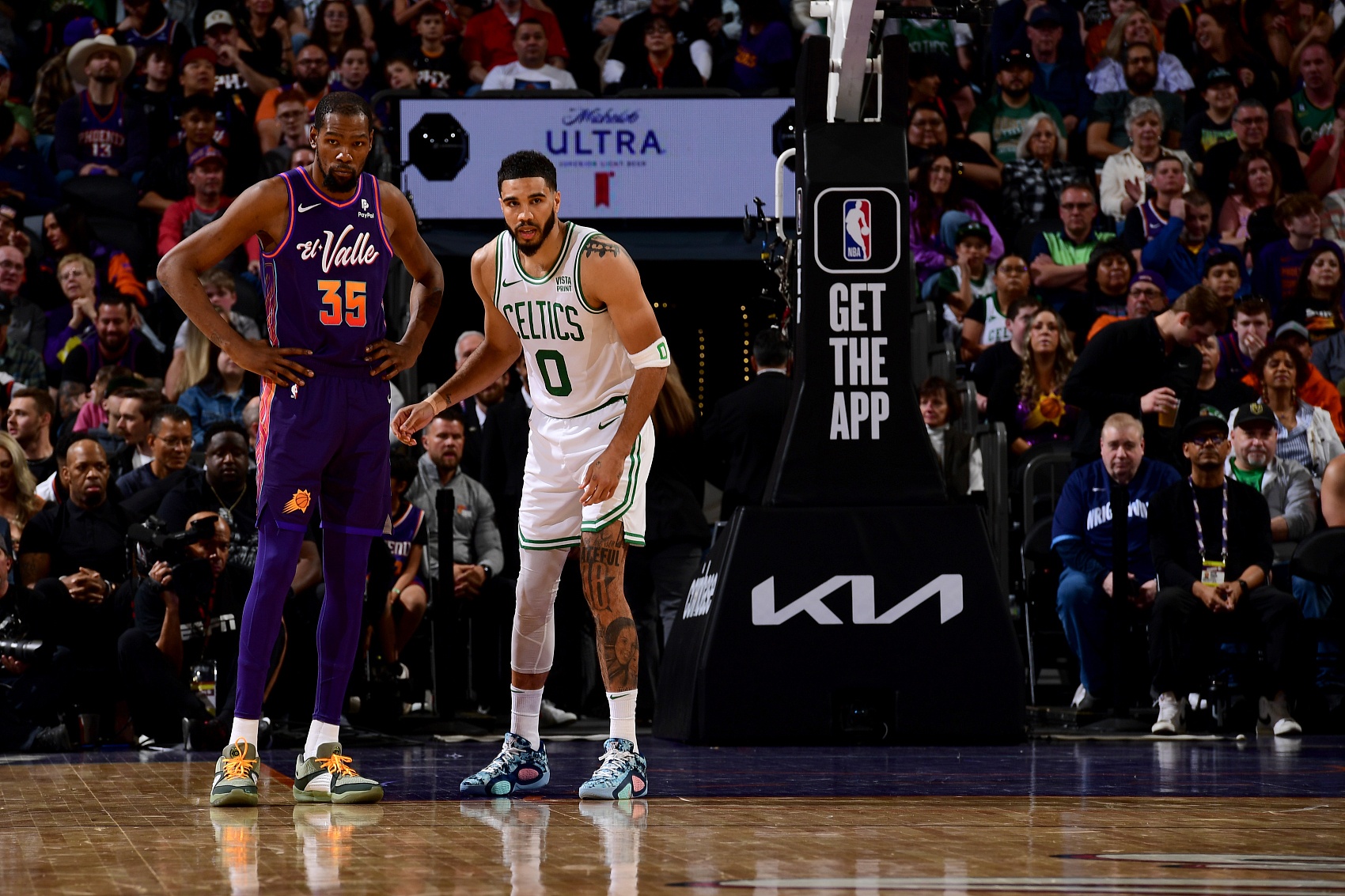 塔圖姆重傷僅4個(gè)月即恢復球場(chǎng)訓練！杜蘭特轉發(fā)：瘋狂 加油JT