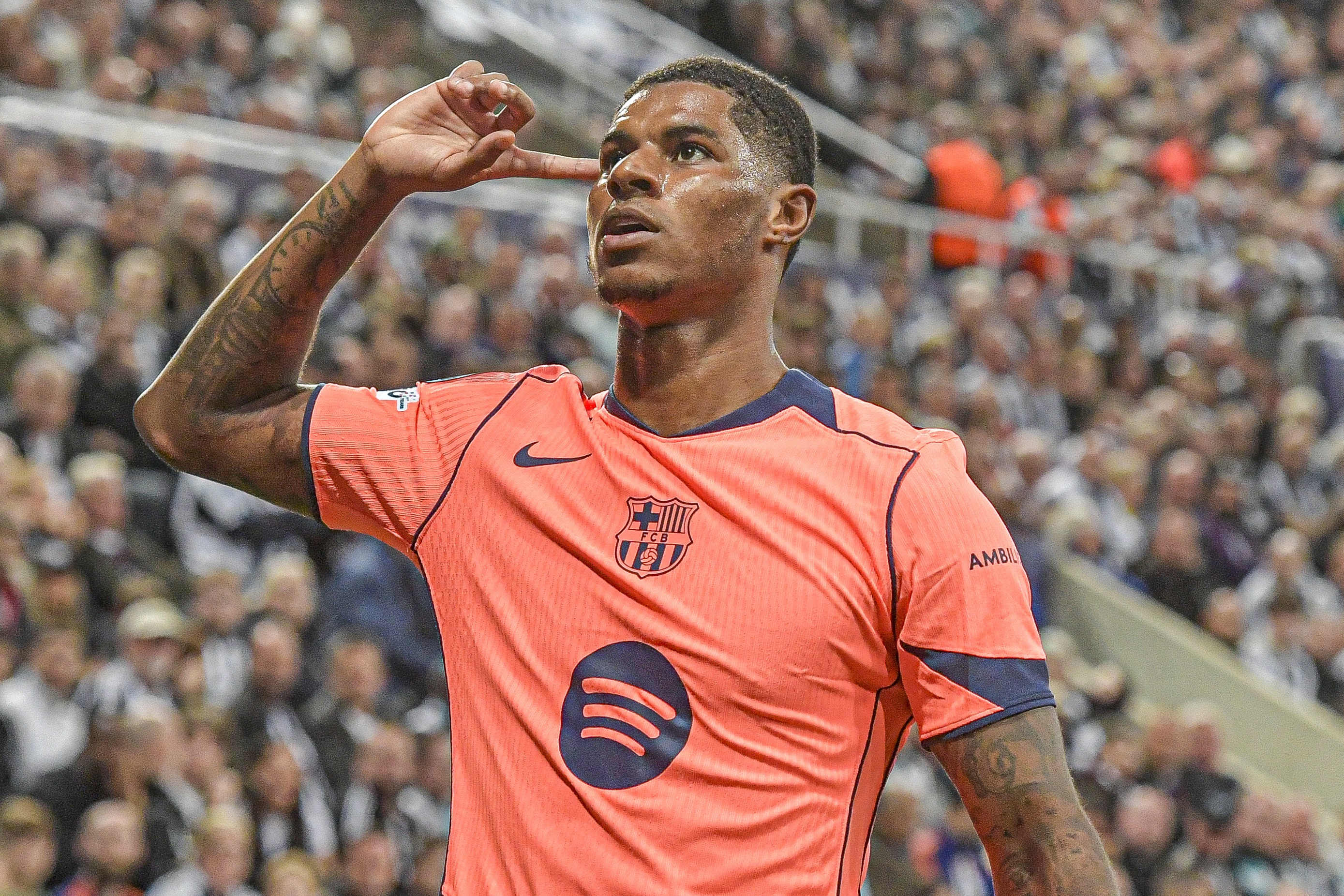 5場(chǎng)造6球！27歲拉師傅近5場(chǎng)2球4助巴薩5連勝，租借可選3000萬(wàn)買(mǎi)斷