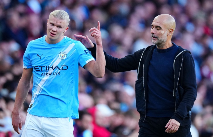 瓜帥：就進(jìn)球而言哈蘭德是梅羅凱恩萊萬(wàn)水平，但梅羅保持了20年