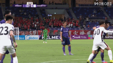 海港先丟球！吾米提江貼人不緊，荒木隼人頭球破門(mén)，海港0-1廣島