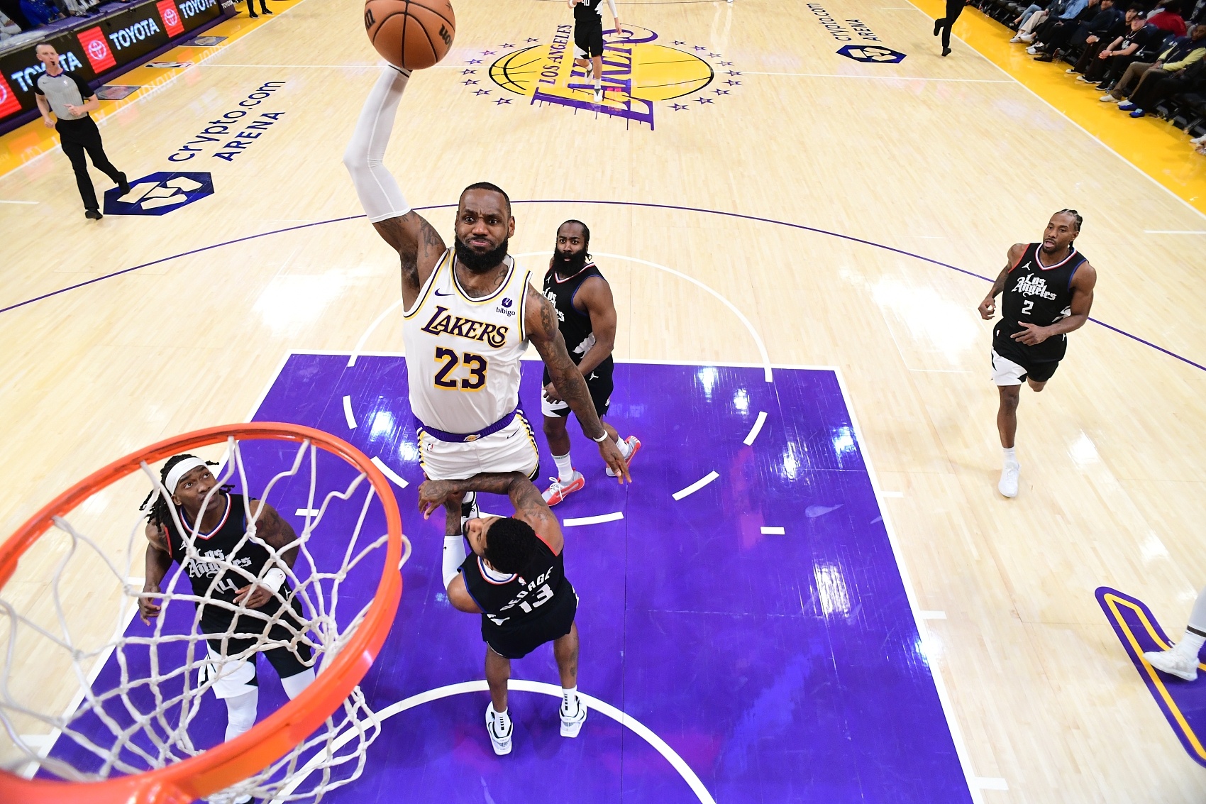 詹姆斯：我給自己隔扣喬治打100分 只是因為那場(chǎng)打的是快船