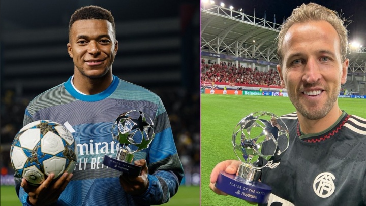 隔空PK！凱恩雙響新賽季9場(chǎng)17球，姆巴佩戴帽9場(chǎng)13球