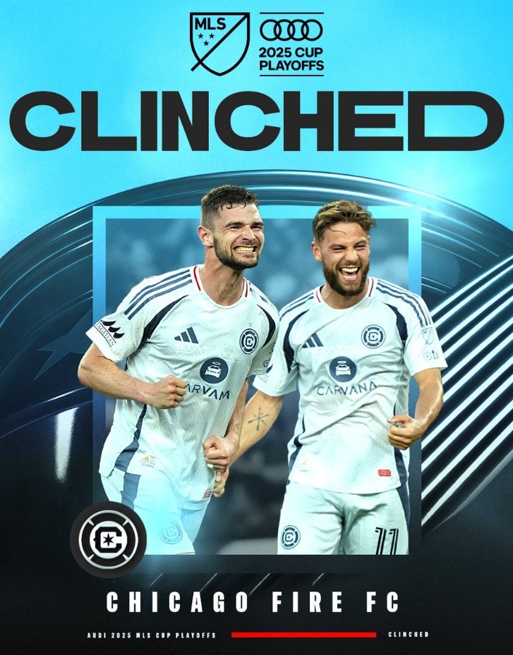 芝加哥火焰5-3擊敗邁阿密?chē)H，自2017年首次進(jìn)入季后賽