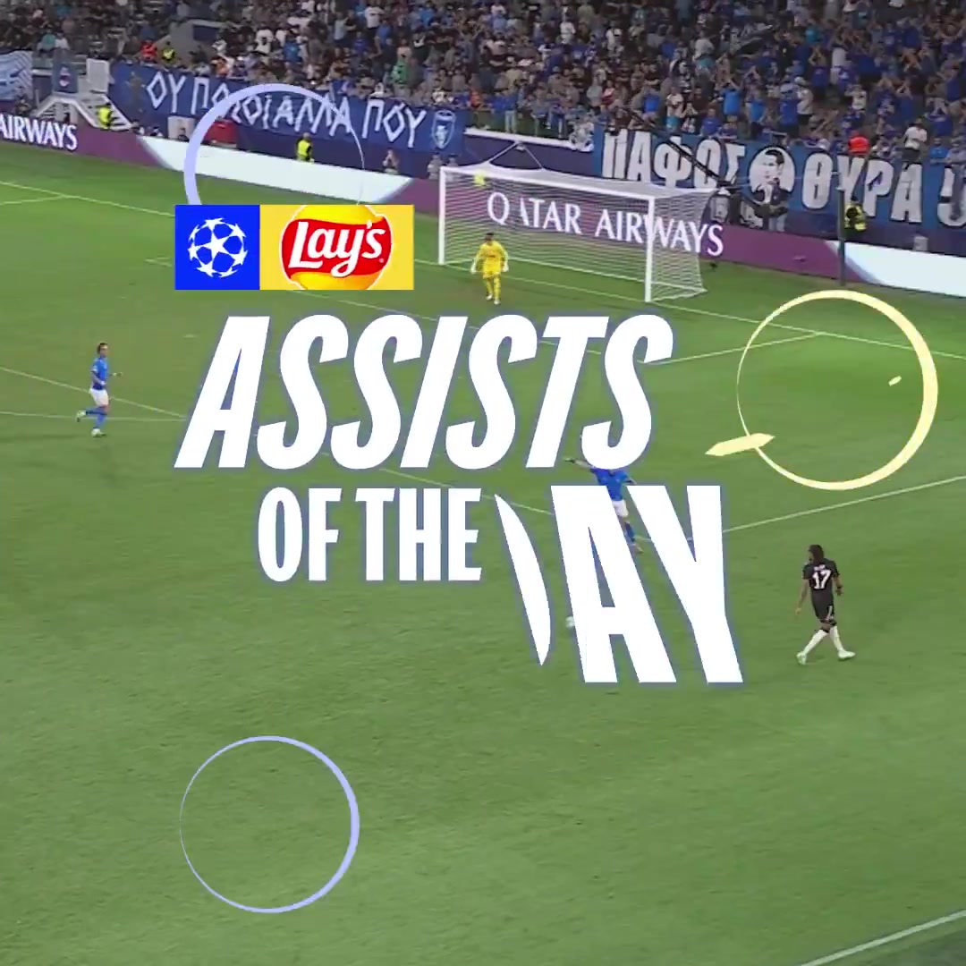 歐冠曬今日助攻集錦：奧利塞、羅德里戈、奧巴梅揚、小蜘蛛入選