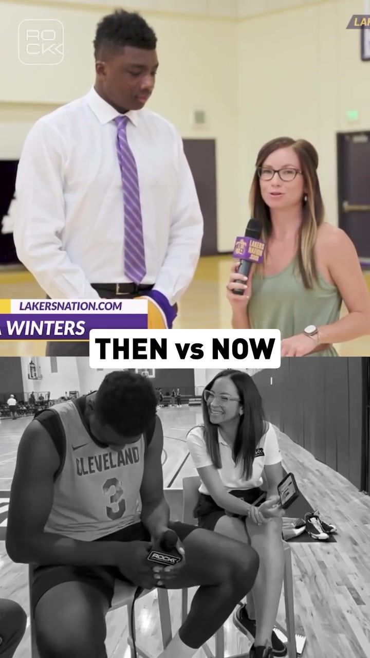 8年了！女記者采訪(fǎng)托布 拿出了菜鳥(niǎo)賽季采訪(fǎng)托布的視頻