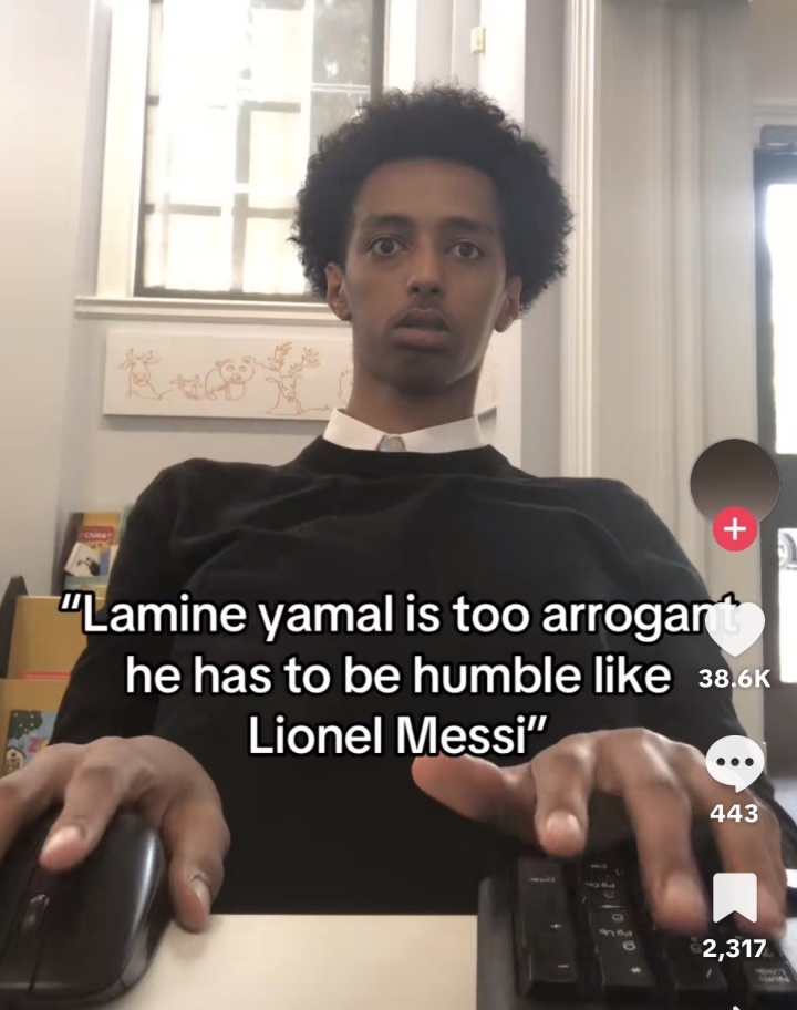 保持謙遜！亞馬爾點(diǎn)贊TikTok：亞馬爾太傲慢，他需像梅西一樣謙遜