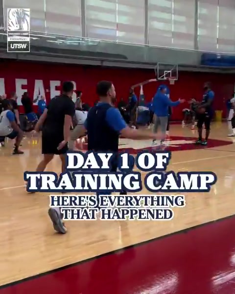 獨行俠官推曬訓練營(yíng)首日：眾將狀態(tài)出色 歐文場(chǎng)邊躍躍欲試